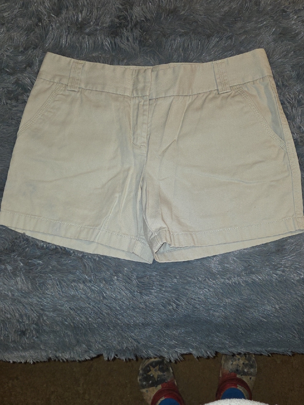 J. Crew Women's Light Khaki Cotton Bermuda Shorts